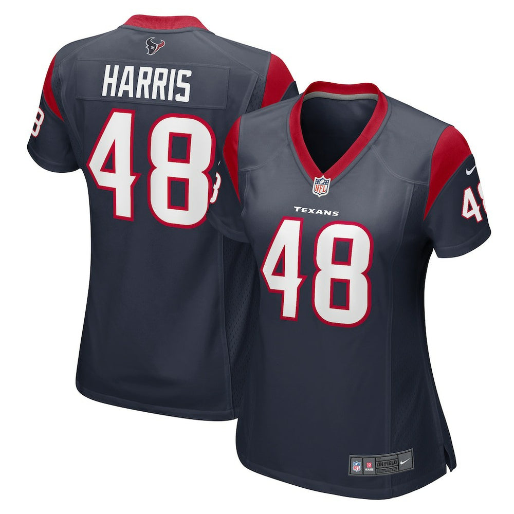 Christian Harris Houston Texans Women's Game Player Jersey - Navy Jerseys