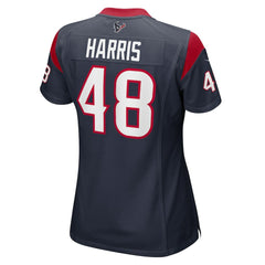 Christian Harris Houston Texans Women's Game Player Jersey - Navy Jerseys