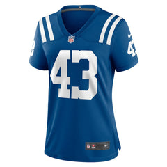 Trevor Denbow Indianapolis Colts Women's Game Player Jersey - Royal Jerseys