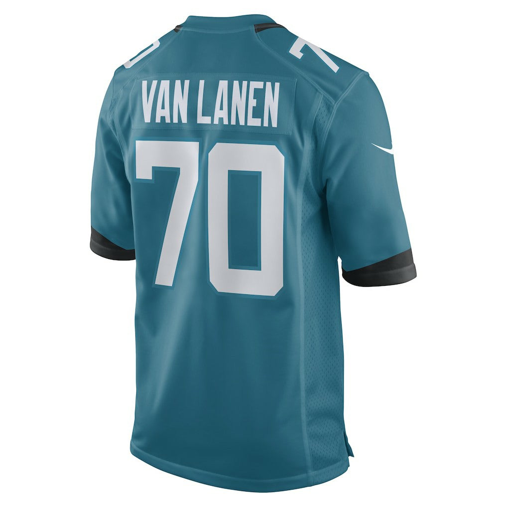 Cole Van Lanen Jacksonville Jaguars Game Player Jersey - Teal Jerseys