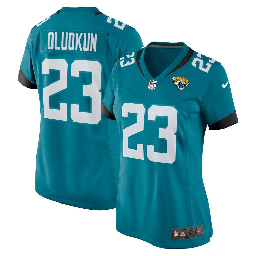 Foyesade Oluokun Jacksonville Jaguars Women's Game Player Jersey - Teal Jerseys