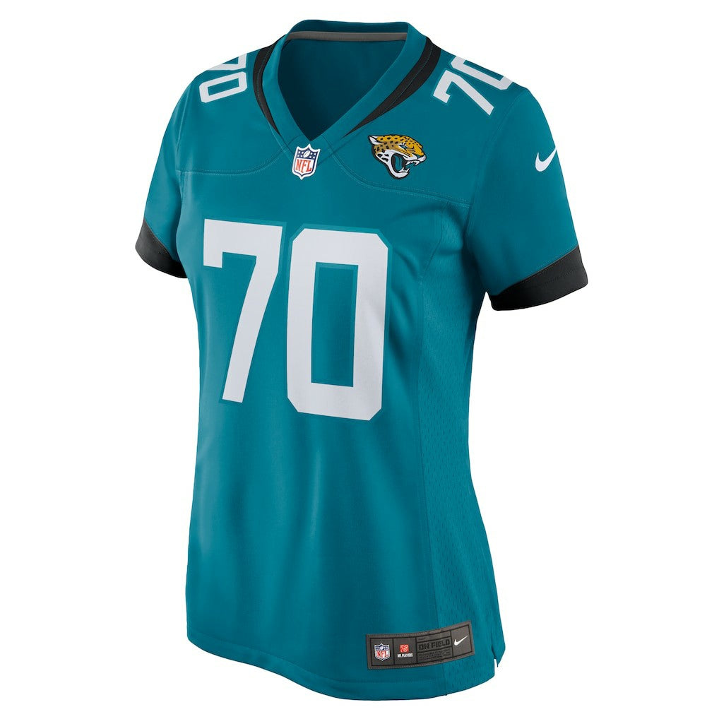 Cole Van Lanen Jacksonville Jaguars Women's Game Player Jersey - Teal Jerseys