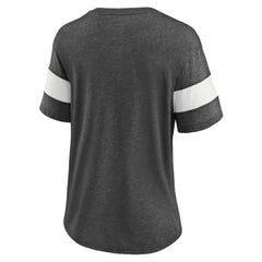 Pittsburgh Penguins Fanatics Women's Special Edition 2.0 Ring The Alarm V-Neck T-Shirt - Heather Charcoal | US 5114324