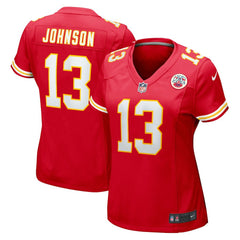 Nazeeh Johnson Kansas City Chiefs Women's Game Player Jersey - Red Jerseys