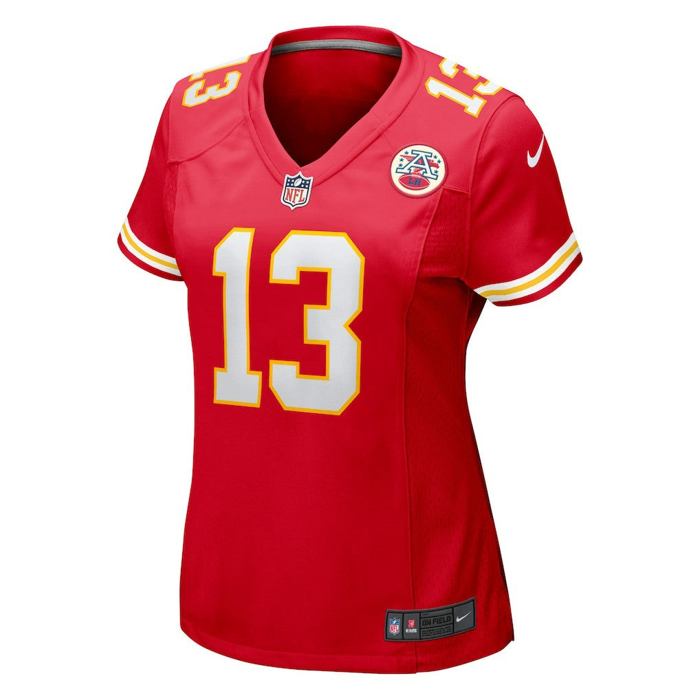 Nazeeh Johnson Kansas City Chiefs Women's Game Player Jersey - Red Jerseys