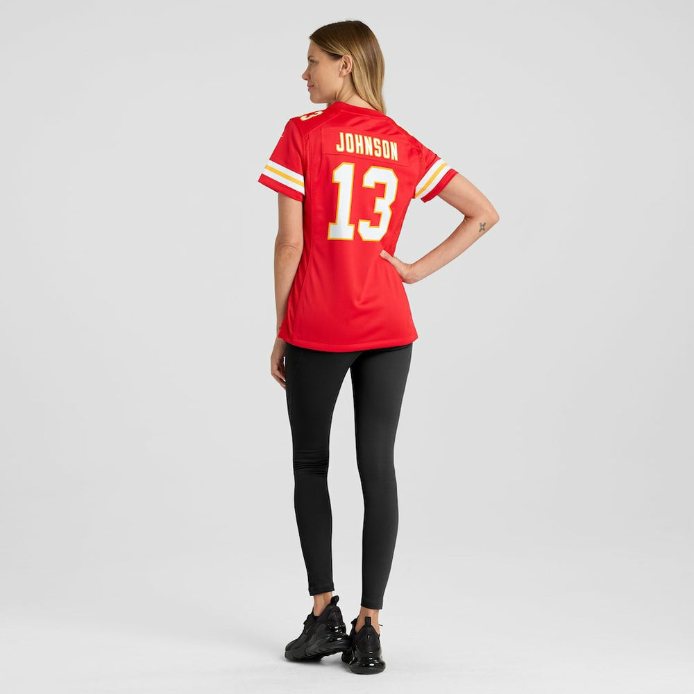 Nazeeh Johnson Kansas City Chiefs Women's Game Player Jersey - Red Jerseys