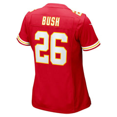 Deon Bush Kansas City Chiefs Women's Game Player Jersey - Red Jerseys