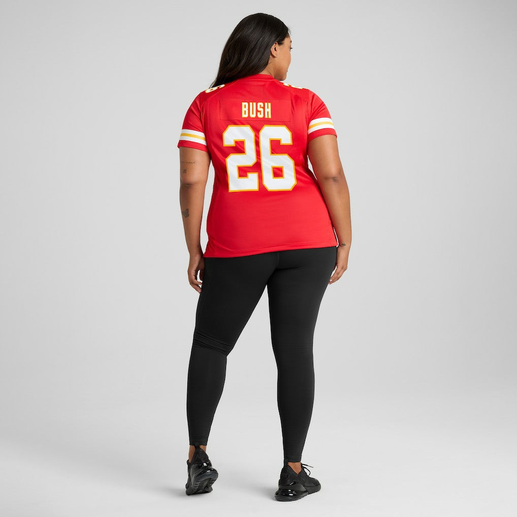 Deon Bush Kansas City Chiefs Women's Game Player Jersey - Red Jerseys