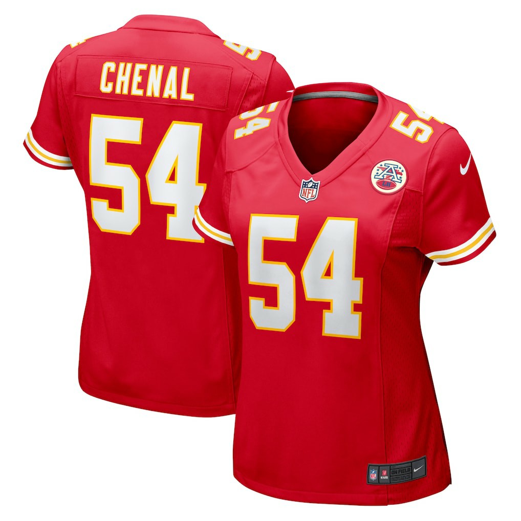 Leo Chenal Kansas City Chiefs Women's Game Player Jersey - Red Jerseys