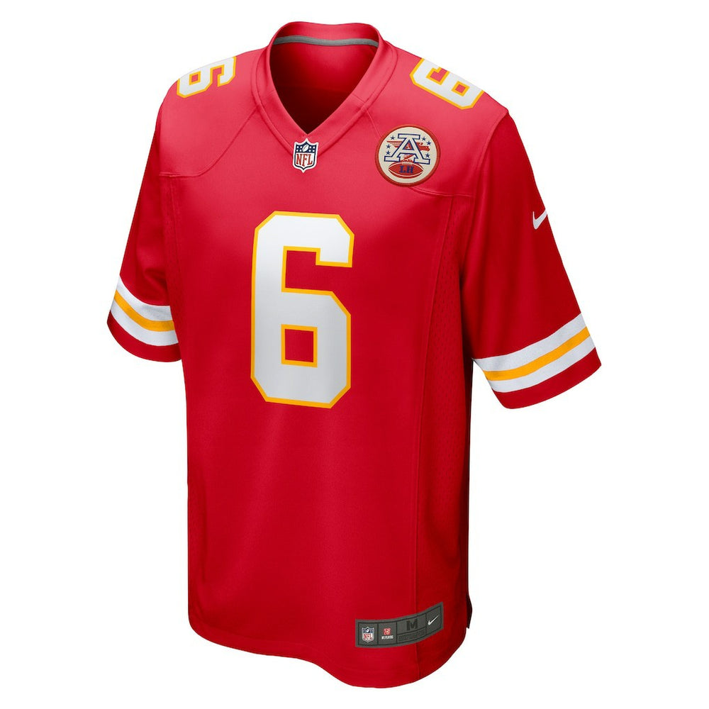 Bryan Cook Kansas City Chiefs Game Player Jersey - Red Jerseys