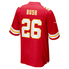 Deon Bush Kansas City Chiefs Game Player Jersey - Red Jerseys