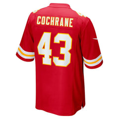 Jack Cochrane Kansas City Chiefs Game Player Jersey - Red Jerseys