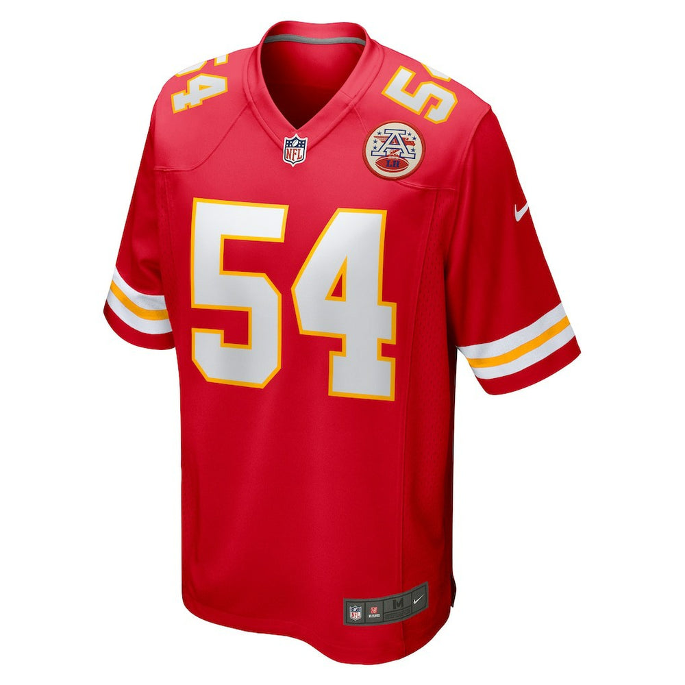 Leo Chenal Kansas City Chiefs Game Player Jersey - Red Jerseys