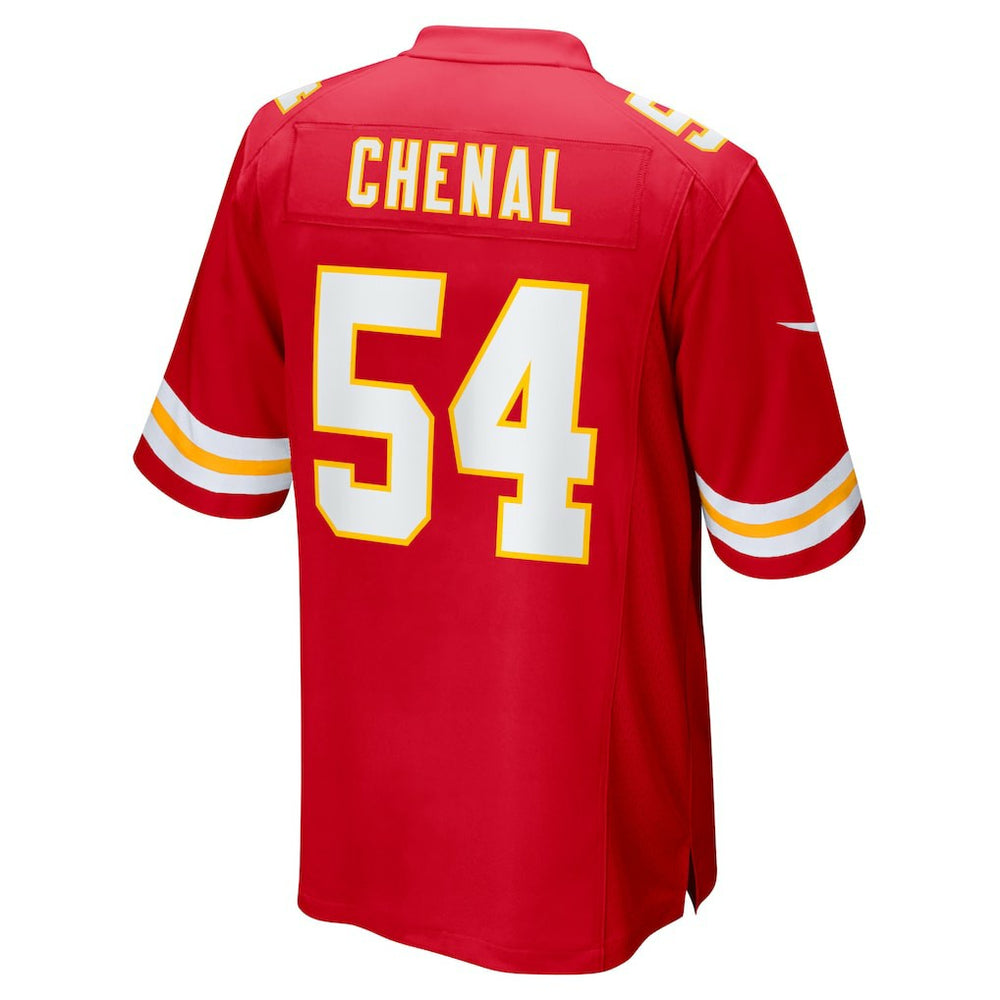 Leo Chenal Kansas City Chiefs Game Player Jersey - Red Jerseys
