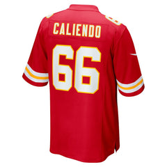 Mike Caliendo Kansas City Chiefs Game Player Jersey - Red Jerseys