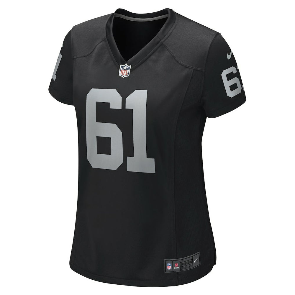 Jordan Meredith Las Vegas Raiders Women's Game Player Jersey - Black Jerseys
