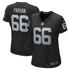 Dylan Parham Las Vegas Raiders Women's Game Player Jersey - Black Jerseys