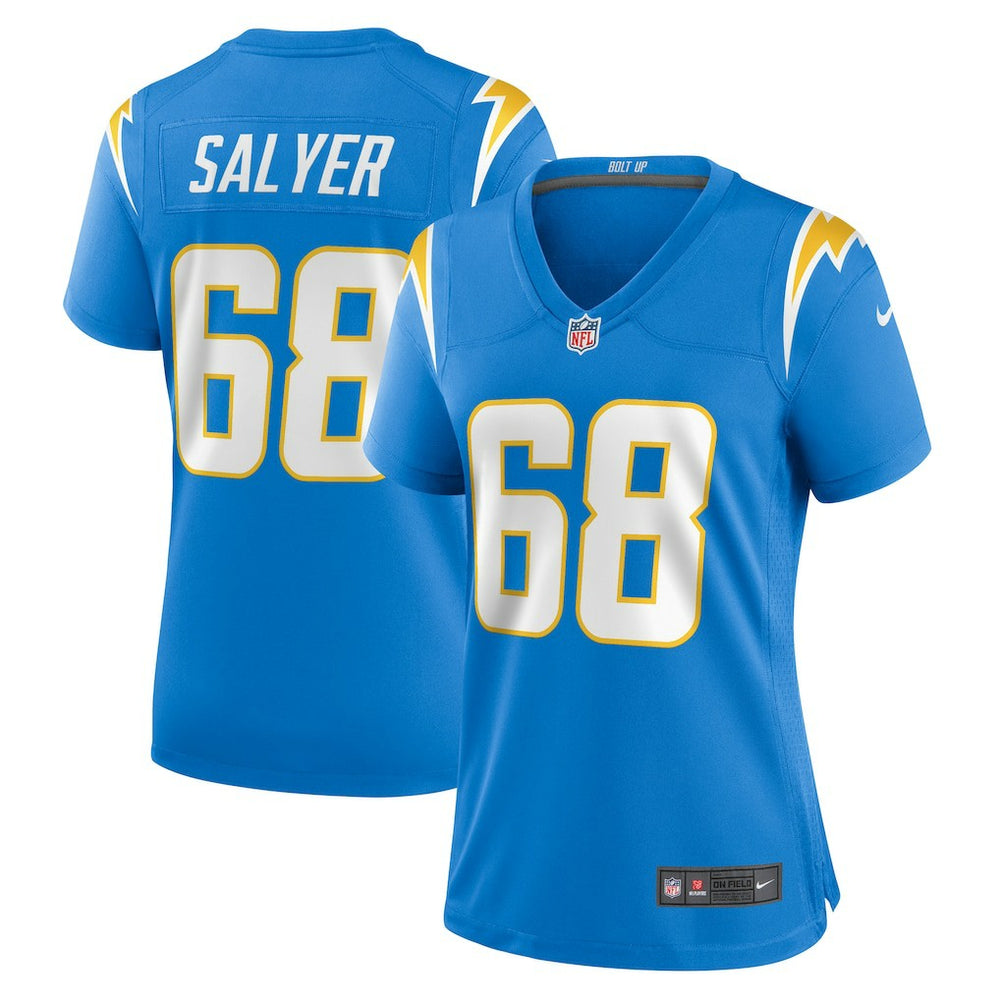 Jamaree Salyer Los Angeles Chargers Women's Game Player Jersey - Powder Blue Jerseys