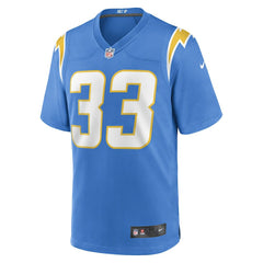 Deane Leonard Los Angeles Chargers Game Player Jersey - Powder Blue Jerseys