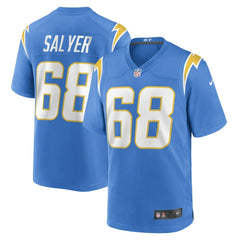 Jamaree Salyer Los Angeles Chargers Game Player Jersey - Powder Blue Jerseys