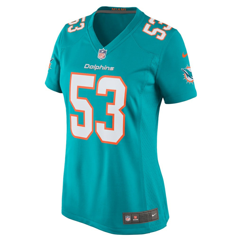 Cameron Goode Miami Dolphins Women's Game Player Jersey - Aqua Jerseys