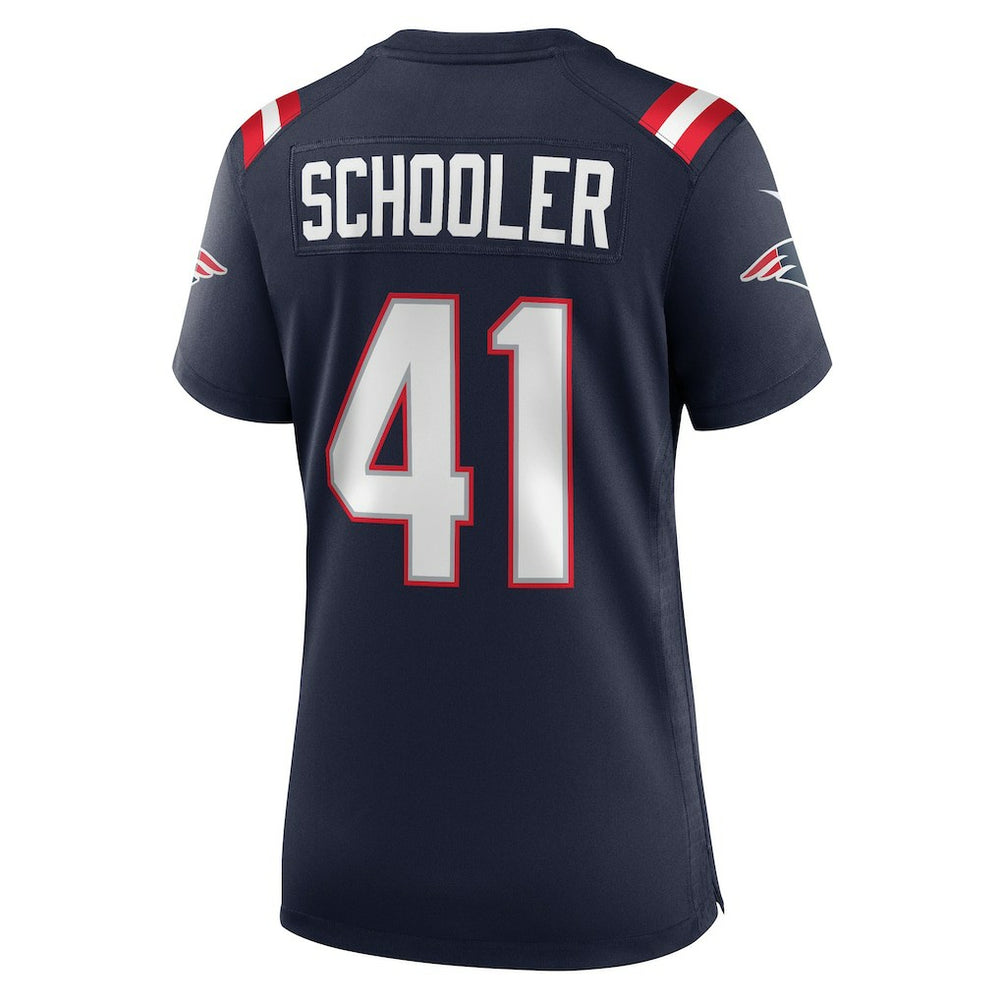Brenden Schooler New England Patriots Women's Game Jersey - Navy Jerseys