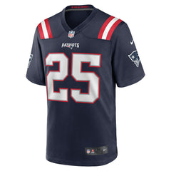 Marcus Jones New England Patriots Game Player Jersey - Navy Jerseys