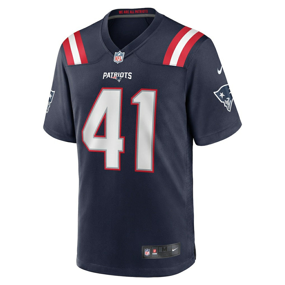 Brenden Schooler New England Patriots Game Player Jersey - Navy Jerseys