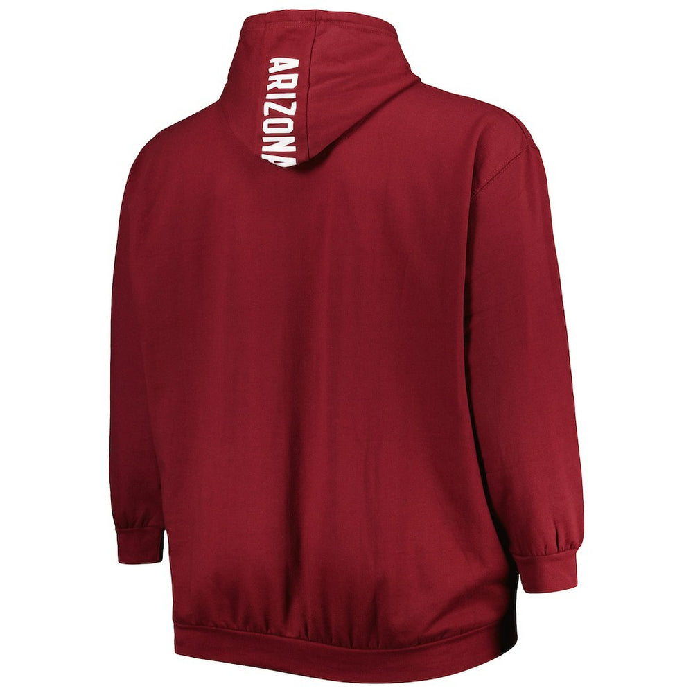 Arizona Cardinals Big & Tall Logo Pullover Hoodie - Cardinal Hoodies