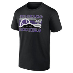 Colorado Rockies Mountain Air T-Shirt - Black T-shirts
