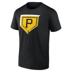 Pittsburgh Pirates Steel Plate T-Shirt - Black T-shirts