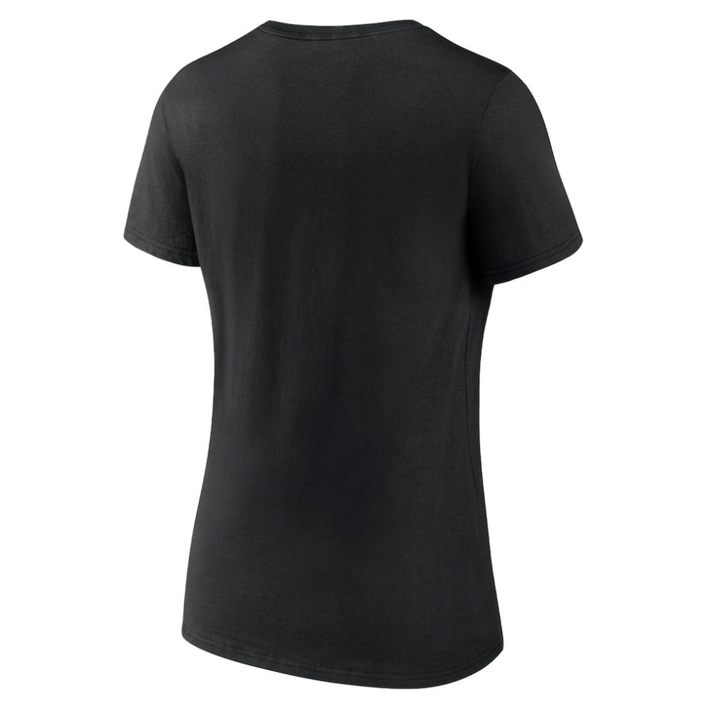 San Francisco Giants Women's Scripty City V-Neck T-Shirt - Black T-shirts
