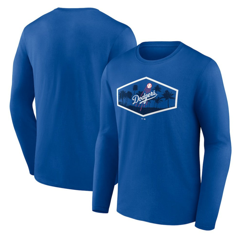 Los Angeles Dodgers Scoreboard Long Sleeve T-Shirt - Royal T-shirts