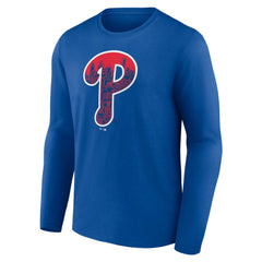 Philadelphia Phillies City P Long Sleeve T-Shirt - Royal T-shirts