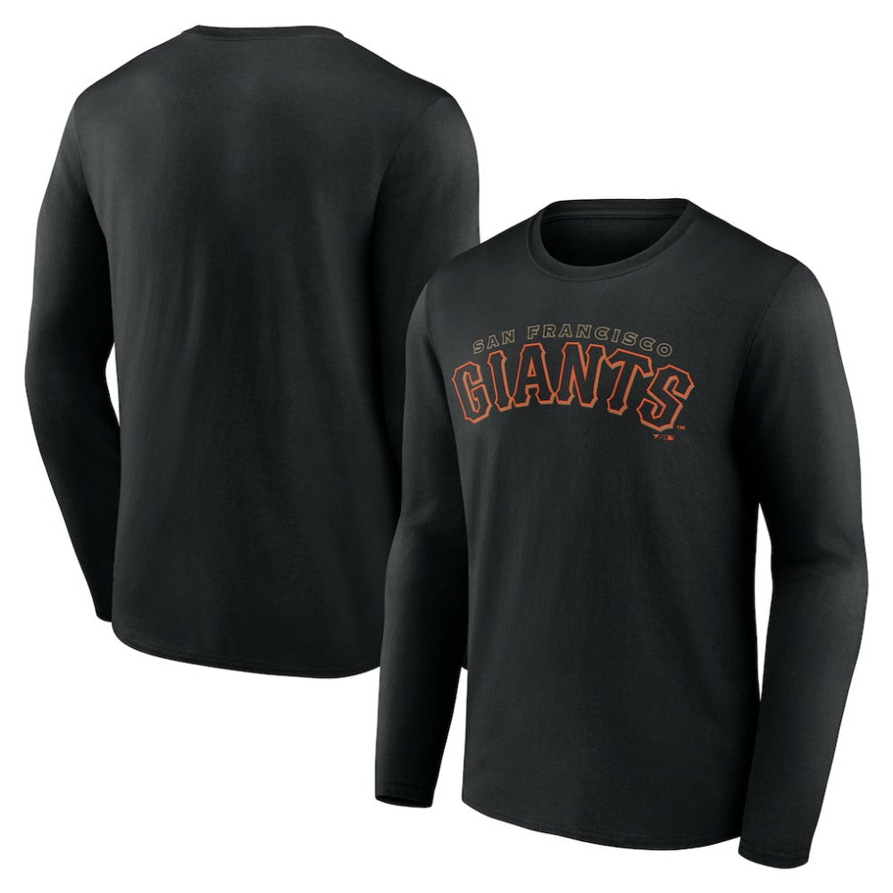 San Francisco Giants Giants Alternate Club Lettering Long Sleeve T-Shirt - Black T-shirts
