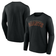 San Francisco Giants Giants Alternate Club Lettering Long Sleeve T-Shirt - Black T-shirts
