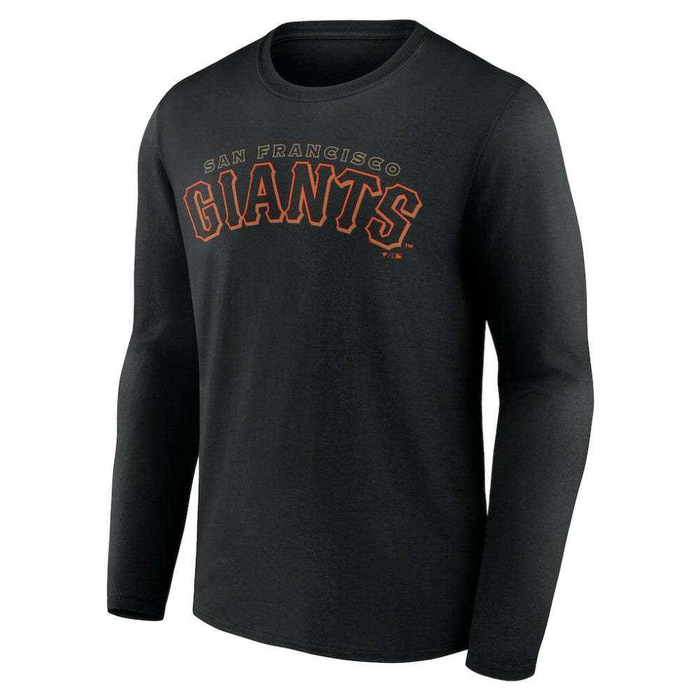 San Francisco Giants Giants Alternate Club Lettering Long Sleeve T-Shirt - Black T-shirts