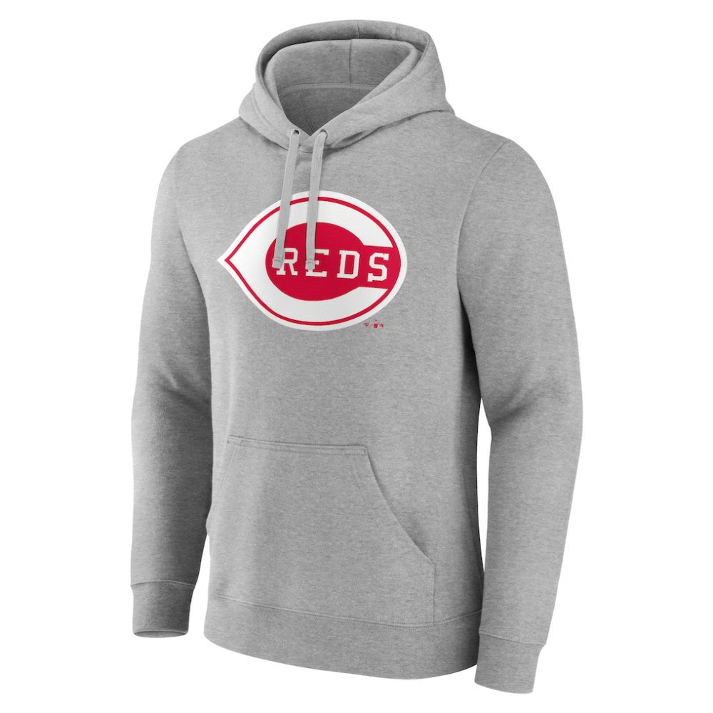 Cincinnati Reds Wahconah Pullover Hoodie - Gray Hoodies