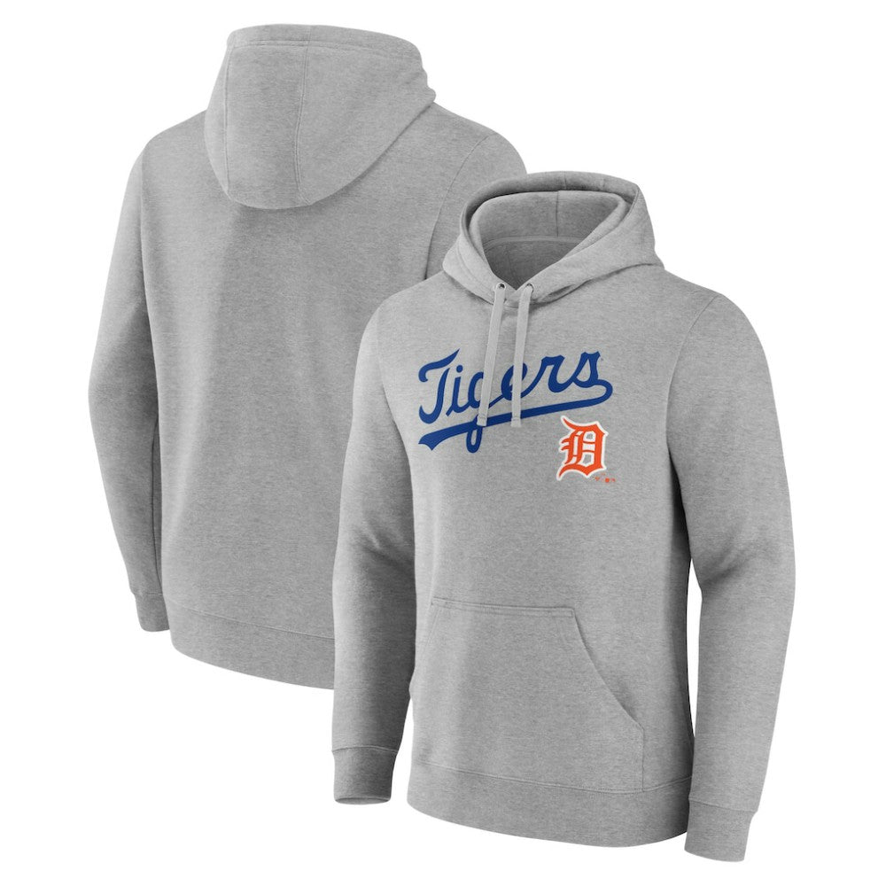 Detroit Tigers Wahconah Pullover Hoodie - Gray Hoodies