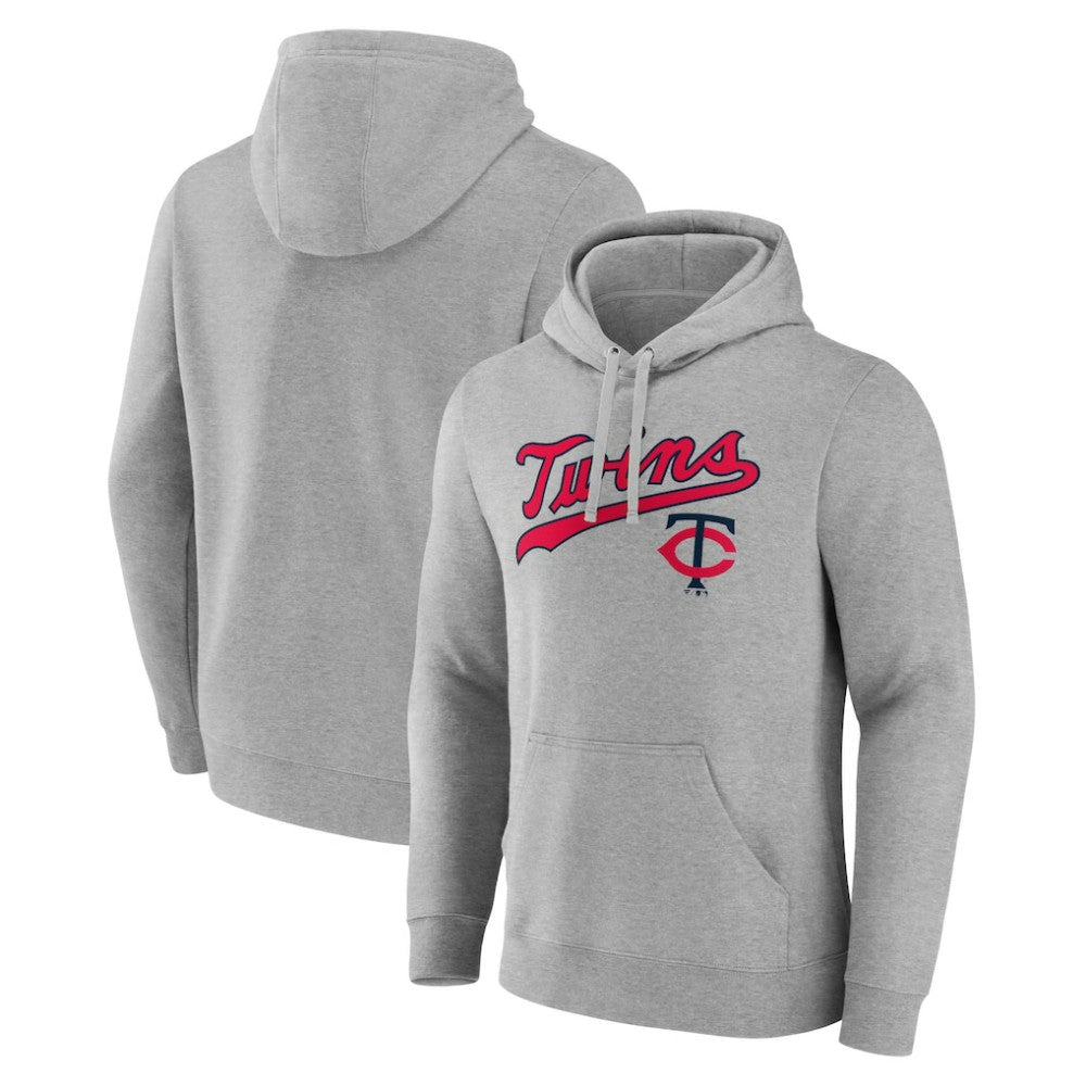 Minnesota Twins Wahconah Pullover Hoodie - Gray Hoodies