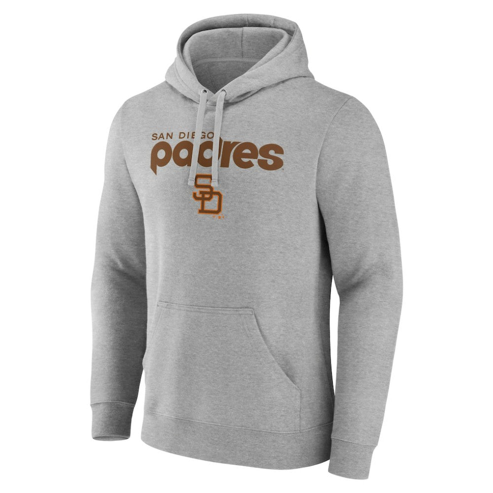 San Diego Padres Wahconah Pullover Hoodie - Gray Hoodies