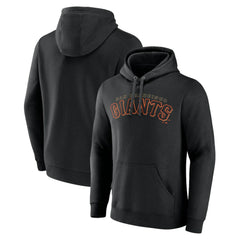 San Francisco Giants Giants Alternate Club Lettering Pullover Hoodie - Black Hoodies