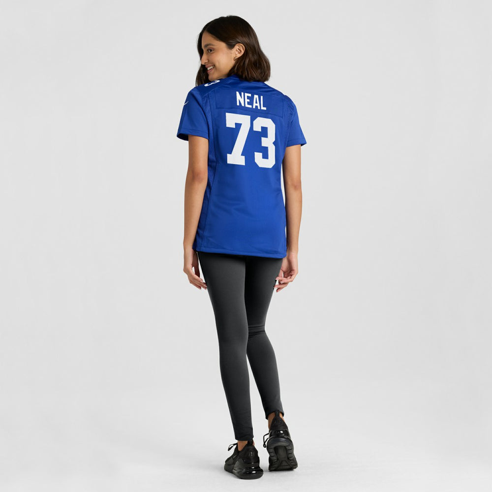 Evan Neal New York Giants Women's Game Player Jersey - Royal Jerseys