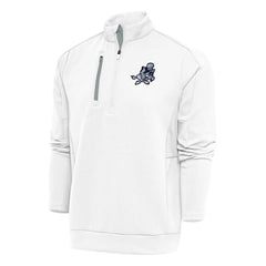 Dallas Cowboys Antigua Team Logo Throwback Generation Quarter-Zip Pullover Top - White Pullover