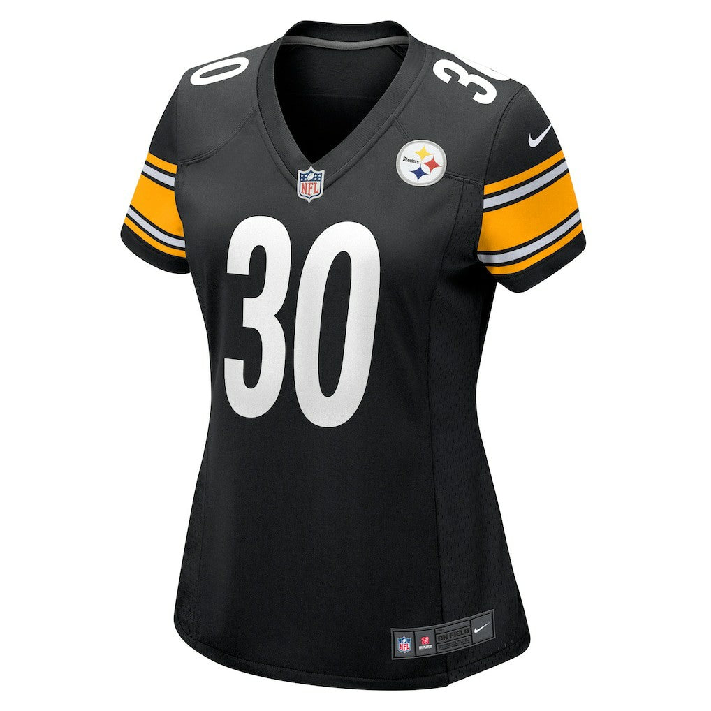 Jaylen Warren Pittsburgh Steelers Women's Game Player Jersey - Black Jerseys
