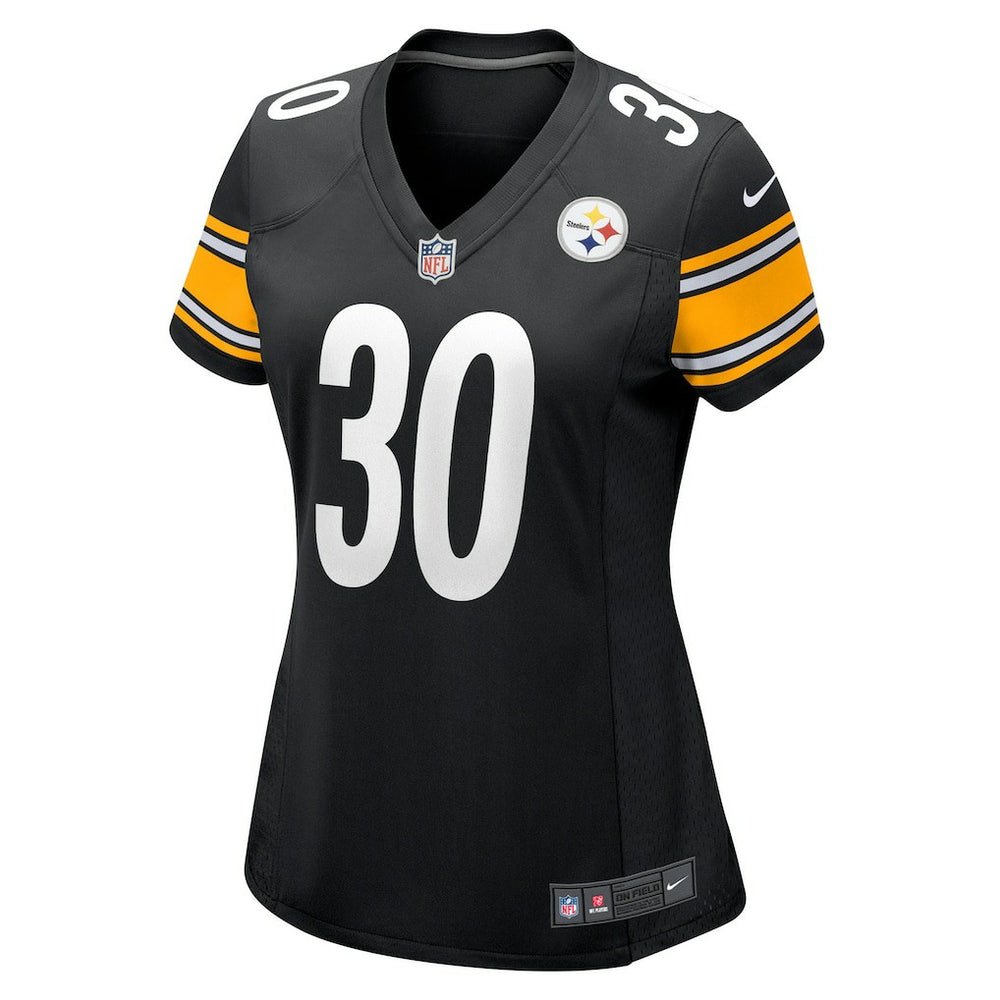 Jaylen Warren Pittsburgh Steelers Women's Game Player Jersey - Black Jerseys