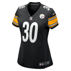 Jaylen Warren Pittsburgh Steelers Women's Game Player Jersey - Black Jerseys