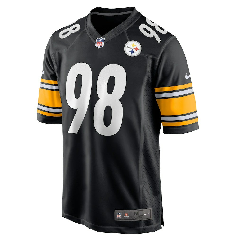 DeMarvin Leal Pittsburgh Steelers Game Player Jersey - Black Jerseys