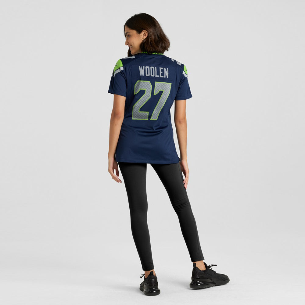 Riq Woolen Seattle Seahawks Women's Team Game Jersey - College Navy Jerseys