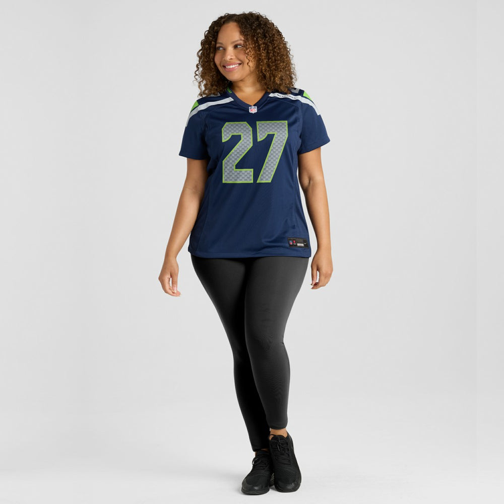 Riq Woolen Seattle Seahawks Women's Team Game Jersey - College Navy Jerseys
